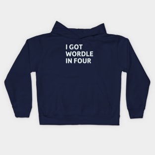 I Got Wordle in Four Kids Hoodie